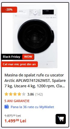 Black Friday 2024, Live Blogging Mobilissimo; Reduceri și cataloage eMAG, PC Garage, Fashion Days, evoMAG.ro, Flanco... - imaginea 496