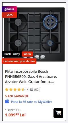 Black Friday 2024, Live Blogging Mobilissimo; Reduceri și cataloage eMAG, PC Garage, Fashion Days, evoMAG.ro, Flanco... - imaginea 498