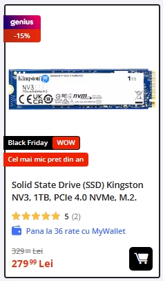 Black Friday 2024, Live Blogging Mobilissimo; Reduceri și cataloage eMAG, PC Garage, Fashion Days, evoMAG.ro, Flanco... - imaginea 500