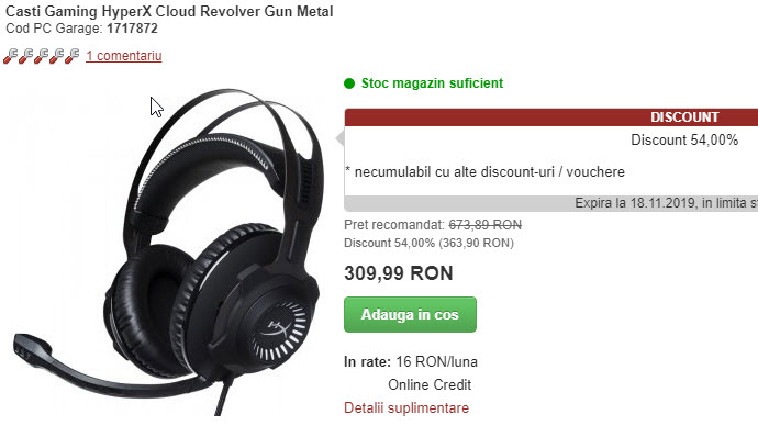 Black Friday 2019, Live Blogging Mobilissimo.ro; Reduceri și oferte eMAG, PC Garage, evoMAG, Cel.ro, Altex și alții.. - imaginea 229