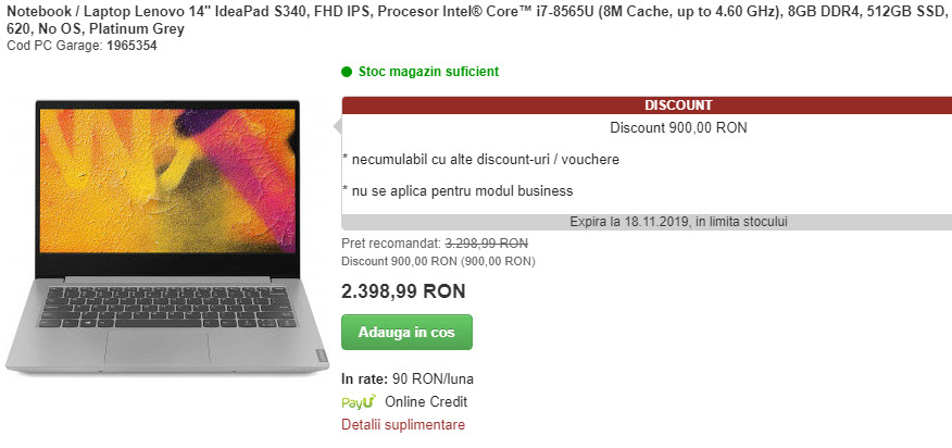 Black Friday 2019, Live Blogging Mobilissimo.ro; Reduceri și oferte eMAG, PC Garage, evoMAG, Cel.ro, Altex și alții.. - imaginea 252