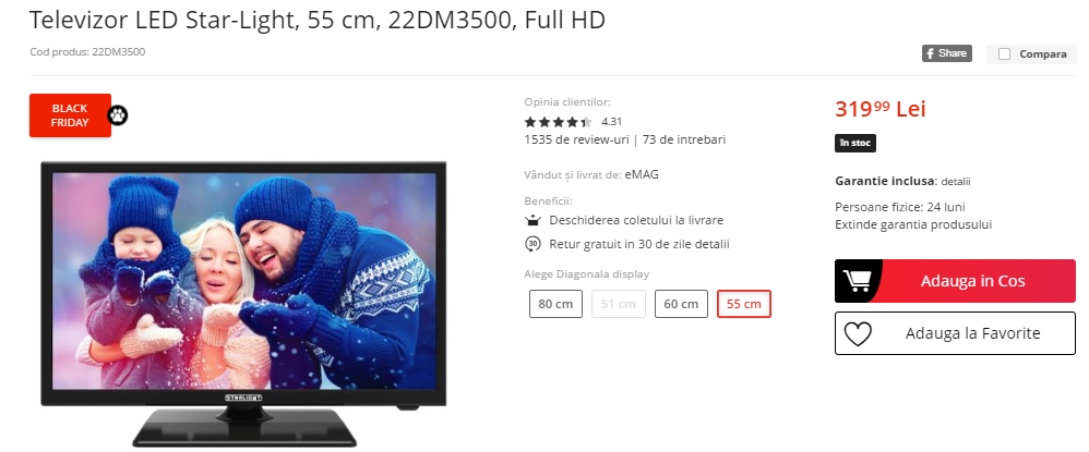 Black Friday 2019, Live Blogging Mobilissimo.ro; Reduceri și oferte eMAG, PC Garage, evoMAG, Cel.ro, Altex și alții.. - imaginea 308