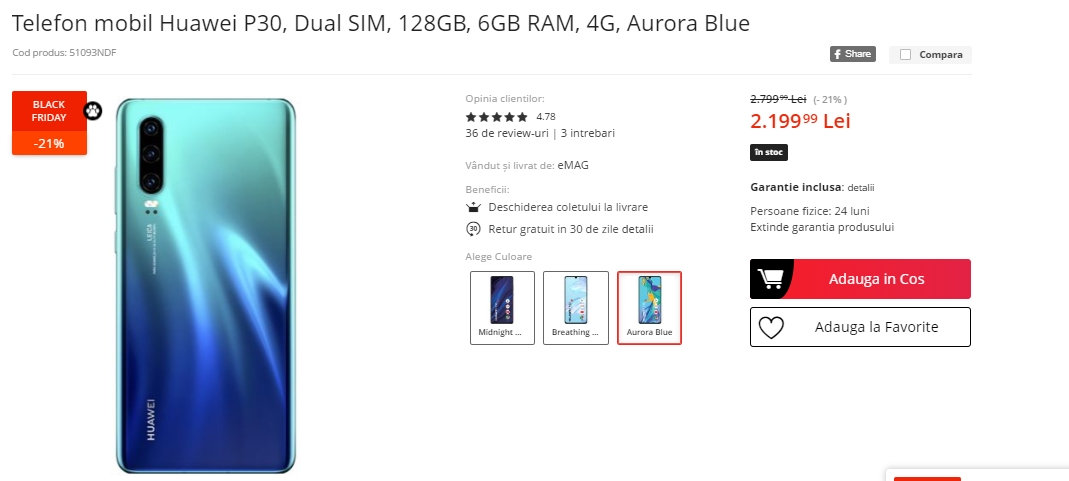 Black Friday 2019, Live Blogging Mobilissimo.ro; Reduceri și oferte eMAG, PC Garage, evoMAG, Cel.ro, Altex și alții.. - imaginea 310