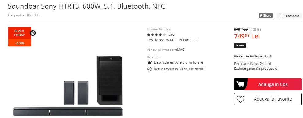 Black Friday 2019, Live Blogging Mobilissimo.ro; Reduceri și oferte eMAG, PC Garage, evoMAG, Cel.ro, Altex și alții.. - imaginea 325
