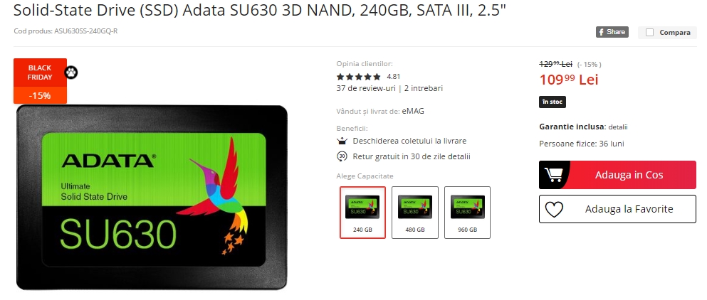Black Friday 2019, Live Blogging Mobilissimo.ro; Reduceri și oferte eMAG, PC Garage, evoMAG, Cel.ro, Altex și alții.. - imaginea 327