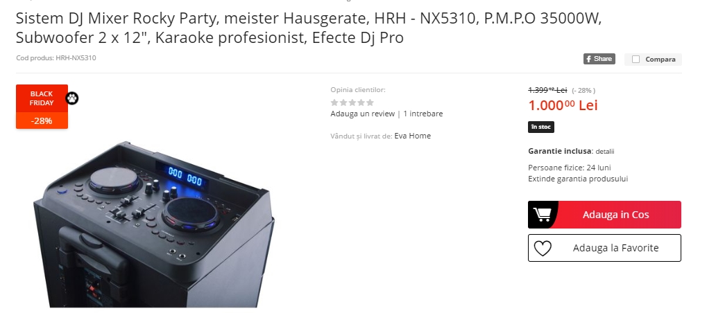 Black Friday 2019, Live Blogging Mobilissimo.ro; Reduceri și oferte eMAG, PC Garage, evoMAG, Cel.ro, Altex și alții.. - imaginea 342
