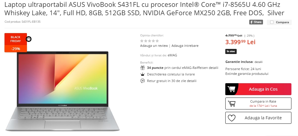 Black Friday 2019, Live Blogging Mobilissimo.ro; Reduceri și oferte eMAG, PC Garage, evoMAG, Cel.ro, Altex și alții.. - imaginea 344