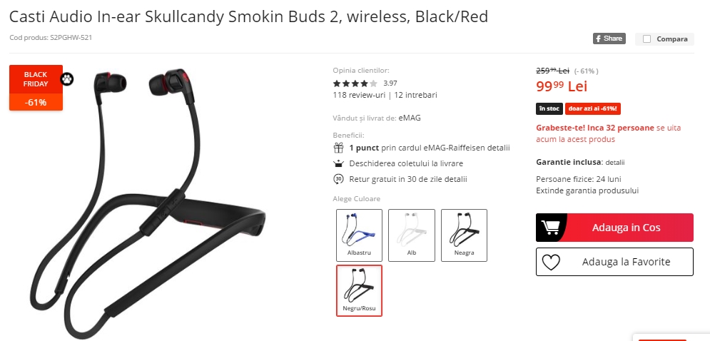 Black Friday 2019, Live Blogging Mobilissimo.ro; Reduceri și oferte eMAG, PC Garage, evoMAG, Cel.ro, Altex și alții.. - imaginea 365