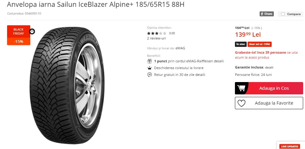 Black Friday 2019, Live Blogging Mobilissimo.ro; Reduceri și oferte eMAG, PC Garage, evoMAG, Cel.ro, Altex și alții.. - imaginea 369
