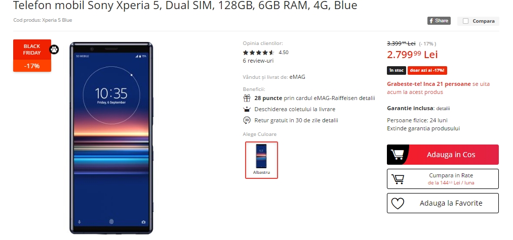 Black Friday 2019, Live Blogging Mobilissimo.ro; Reduceri și oferte eMAG, PC Garage, evoMAG, Cel.ro, Altex și alții.. - imaginea 373