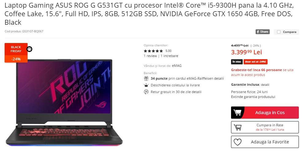 Black Friday 2019, Live Blogging Mobilissimo.ro; Reduceri și oferte eMAG, PC Garage, evoMAG, Cel.ro, Altex și alții.. - imaginea 377