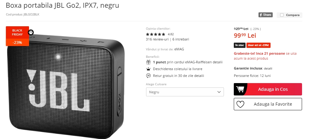 Black Friday 2019, Live Blogging Mobilissimo.ro; Reduceri și oferte eMAG, PC Garage, evoMAG, Cel.ro, Altex și alții.. - imaginea 379