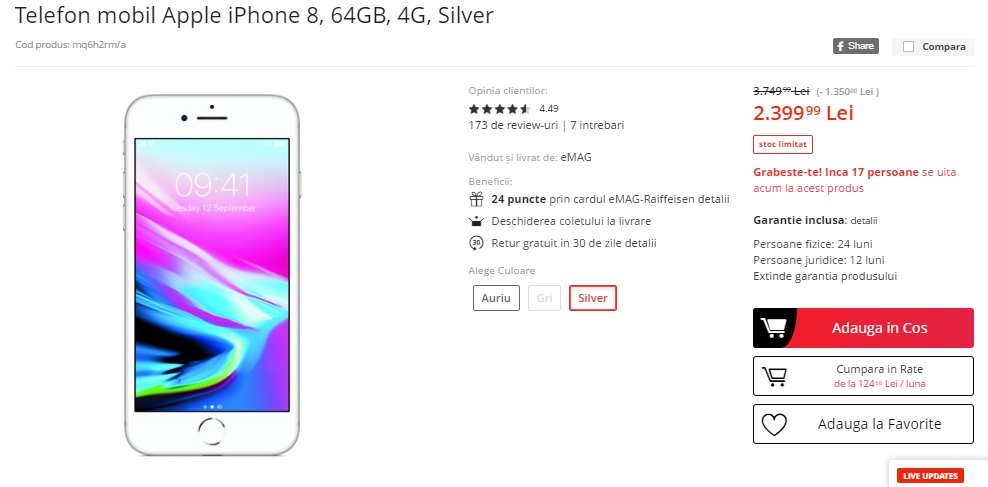 Black Friday 2019, Live Blogging Mobilissimo.ro; Reduceri și oferte eMAG, PC Garage, evoMAG, Cel.ro, Altex și alții.. - imaginea 415