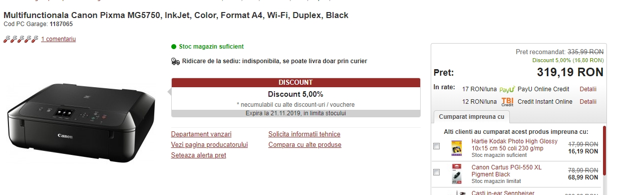Black Friday 2019, Live Blogging Mobilissimo.ro; Reduceri și oferte eMAG, PC Garage, evoMAG, Cel.ro, Altex și alții.. - imaginea 434