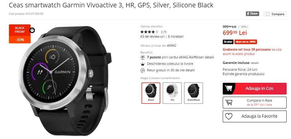 Black Friday 2019, Live Blogging Mobilissimo.ro; Reduceri și oferte eMAG, PC Garage, evoMAG, Cel.ro, Altex și alții.. - imaginea 457