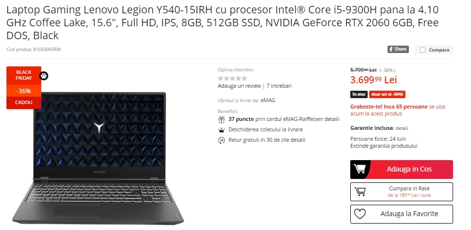 Black Friday 2019, Live Blogging Mobilissimo.ro; Reduceri și oferte eMAG, PC Garage, evoMAG, Cel.ro, Altex și alții.. - imaginea 478
