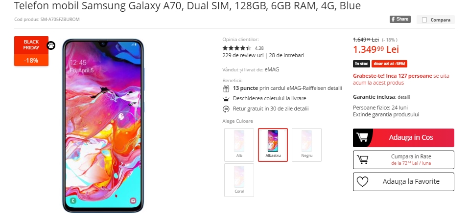 Black Friday 2019, Live Blogging Mobilissimo.ro; Reduceri și oferte eMAG, PC Garage, evoMAG, Cel.ro, Altex și alții.. - imaginea 498