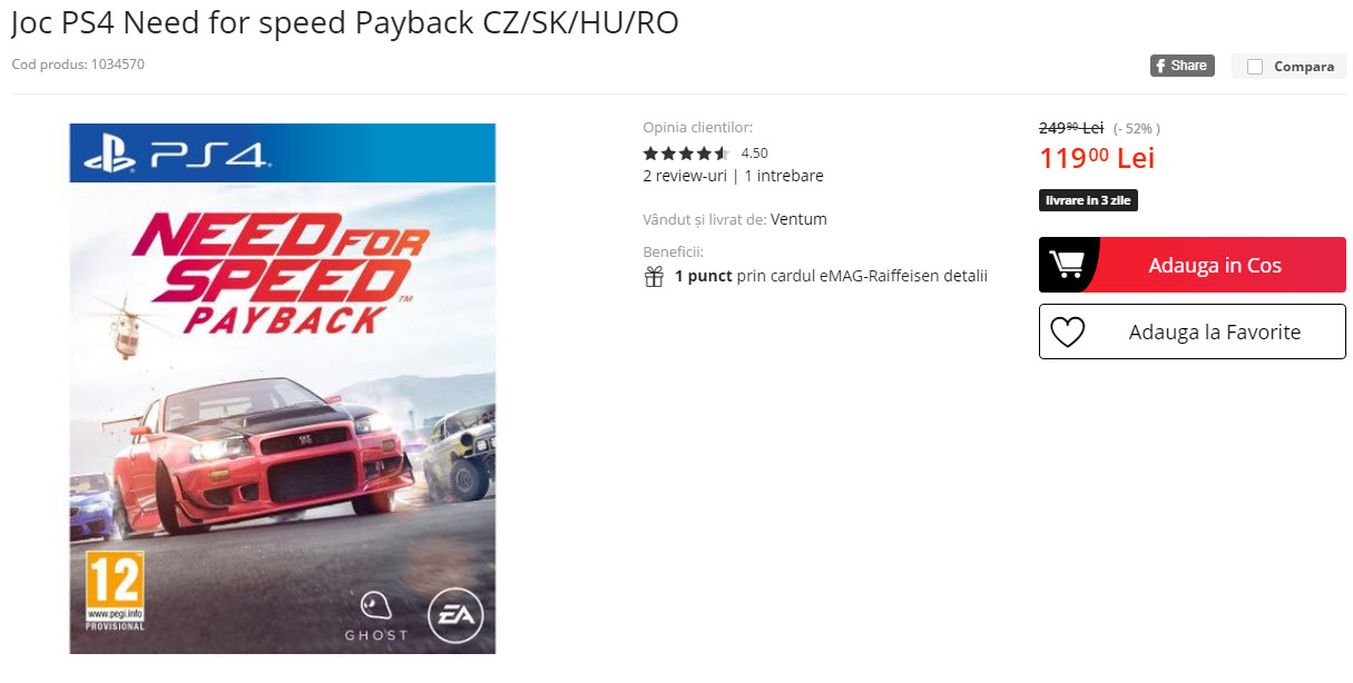Black Friday 2019, Live Blogging Mobilissimo.ro; Reduceri și oferte eMAG, PC Garage, evoMAG, Cel.ro, Altex și alții.. - imaginea 532