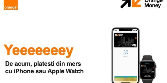 Apple Pay poate fi activat acum direct din aplicaţia Orange Money