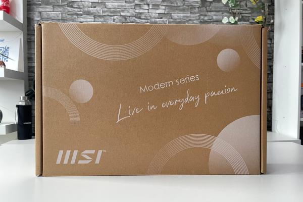 MSI Modern 14 C12M - Unboxing