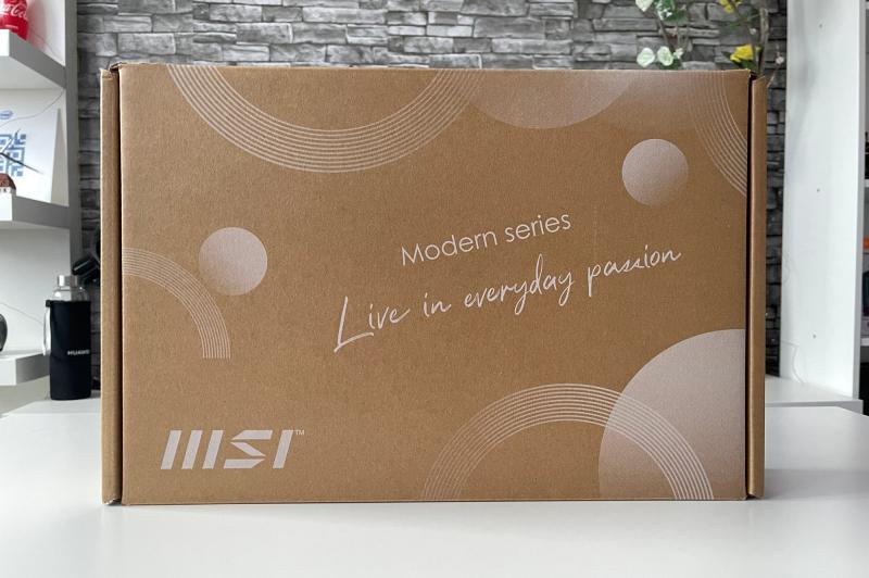 MSI Modern 14 C12M - Unboxing: MSI-Modern-14_001.jpg