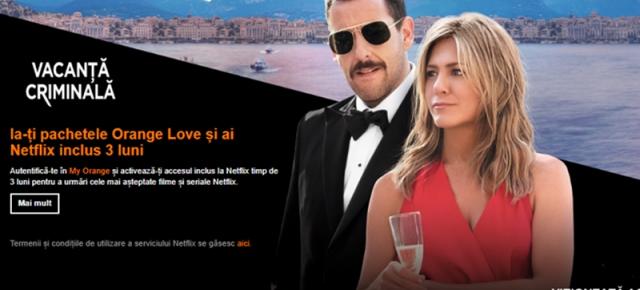 Noua ofertă Orange Love: televizoare 4K în rate şi 3 luni acces gratuit la Netflix