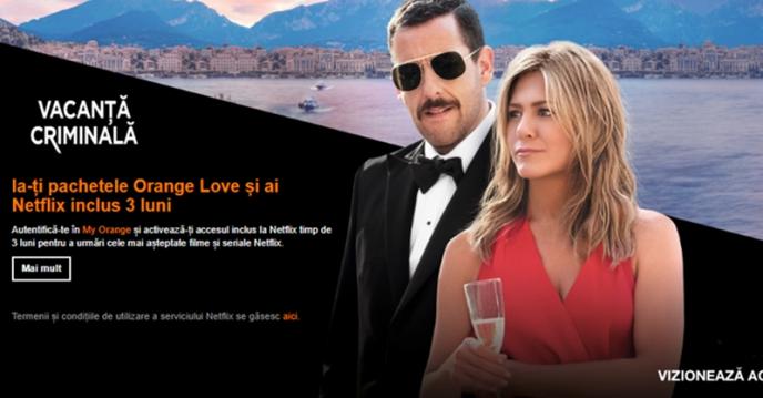 <b>Noua ofertă Orange Love: televizoare 4K în rate şi 3 luni acces gratuit la Netflix</b>Orange România întâmpină perioada toamnei (de care ne desparte o săptămână) cu oferte pentru pasionaţii de filme şi seriale. Astfel, în cadrul serviciului Orange Love avem acum 3 luni de acces gratuit Netflix şi televizoare 4K în rate