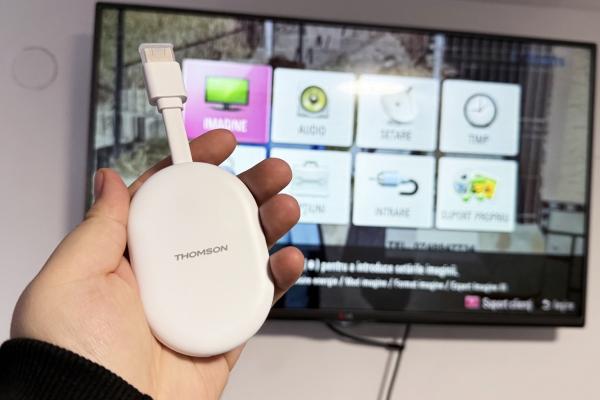 Prezentare Thomson Google TV Go Cast 152 (4K): Mediaplayer compact cu Android TV, excelent pentru revitalizarea televizoarelor depășite din punct de vedere software