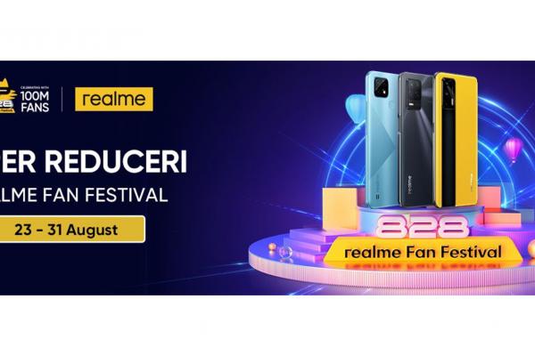 Realme Fan Festival a început astăzi şi aduce reduceri pentru cele mai noi telefoane Realme, inclusiv Realme GT 5G
