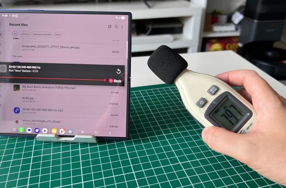 Samsung Galaxy Z Fold7 - Teste Mobilissimo.ro: Audio jos.jpg