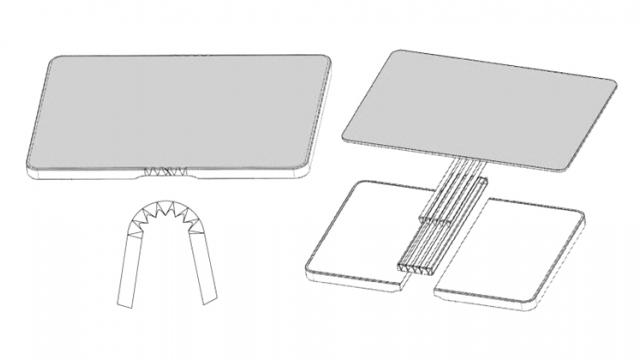 <b>Huawei brevetează un concept de smartphone pliabil; Împrumută un mecanism similar celui de pe Surface Book</b>Toamna anului trecut ne-a adus și vestea că firma chineză Huawei are deja un concept de smartphone pliabil funcțional, unul care este perfecționat la ora actuală. Se căuta la acea vreme o modalitate prin care să se poată reduce zona de mijloc