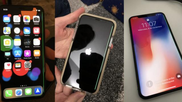 <b>iPhone X are probleme cu "linia verde a morţii", care apare pe unele unităţi, lateral pe ecran</b>Dacă ne-am cam lămurit cum stă treaba cu True Tone şi coloritul roşiatic al ecranului de pe iPhone X, azi descoperim o altă problemă cu acelaşi reputat terminal. Mai nou avem o "linie verde a morţii", ce apare lateral pe ecran, amintind puţin de scăpările