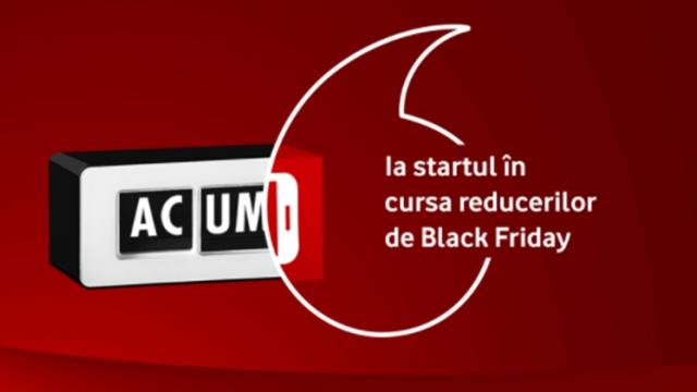 <b>Vodafone ne propune pachete cu smartphone-uri și televizoare de Black Friday! Se oferă și discount-uri la abonamente</b>Astăzi a dat startul campaniei de Black Friday și operatorul Vodafone România care ne propune reduceri pentru achiziția de smartphone-uri împreună cu abonament, dar și pachete speciale cu televizoare pe care le putem achiziționa