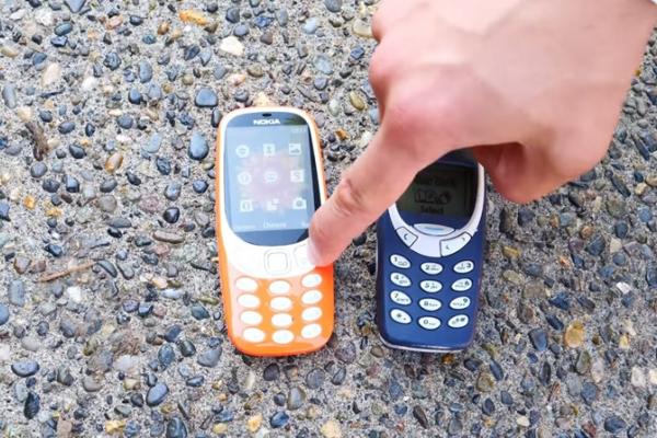 Drop test comparativ: Nokia 3310 versus Nokia 3310 (2017) - modelul cel nou se ţine foarte bine (Video)