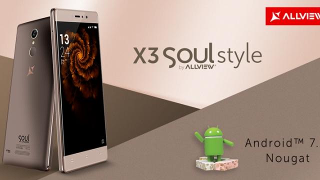 <b>Allview X3 Soul Style este actualizat la Android 7.0 Nougat; update-ul sosește via OTA!</b>Din câte observăm, se pare că cei de la Allview au început programul de actualizare la Android Nougat pentru mai multe terminale din portofoliu și astăzi la o săptămână de la sosirea lui Nougat pe V2 Viper S aflăm că software-ul ajunge și pe