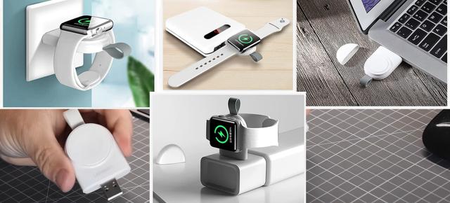 E LUNI e AMAZON: Azi vă recomandăm un încărcător wireless compact pentru Apple Watch