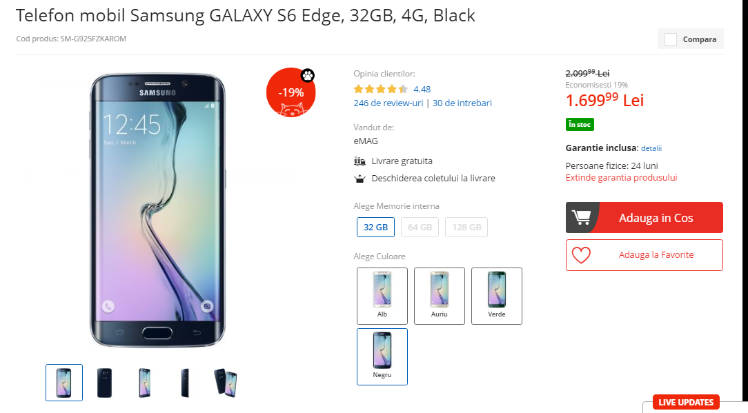 Black Friday 2016, Live Blogging Mobilissimo.ro; Reduceri și oferte eMAG, evoMAG, Cel.ro, MarketOnline, Altex și alții.. - imaginea 150