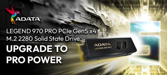 ADATA lansează LEGEND 970 PRO: Un nou SSD PCIe Gen5 ce oferă performanțe excepționale