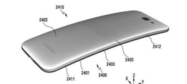 Iată cum ar putea arăta un viitor smartphone flexibil Samsung, conform unui nou brevet
