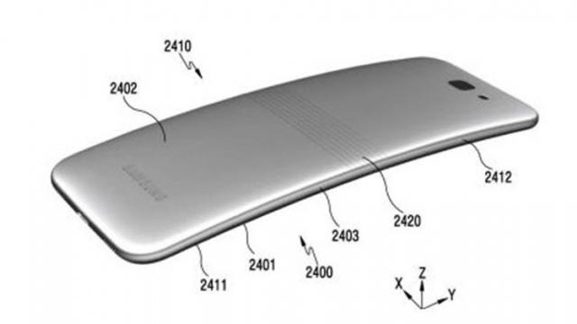 <b>Iată cum ar putea arăta un viitor smartphone flexibil Samsung, conform unui nou brevet</b>Un brevet proaspăt acordat celor de la Samsung ne prezintă astăzi o serie de schițe a unui device ce pare a fi un smartphone pliabil și flexibil pe care l-am putea vedea transpus în realitate în următorii ani. După cum puteți vedea, este vorba despre