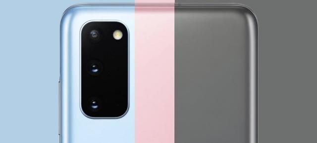 Samsung Galaxy S20 își prezintă variantele de culoare în randări: Rose Gold, Cosmic Grey și Cloud Blue
