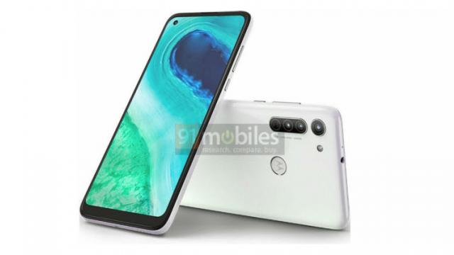 <b>Motorola Moto G8 apare într-o randare cu decupaj bulină pentru camera selfie și setup foto triplu în spate</b>Motorola a surprins pe toată lumea în 2019, atunci când a lansat în februarie seria Moto G7, iar în octombrie două modele Moto G8. În mod bizar debutau doar Moto G8 Plus şi Moto G8 Play, fără vreo urmă 