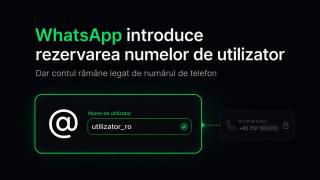 WhatsApp introduce rezervarea numelor de utilizator, dar contul rămâne legat de numărul de telefon