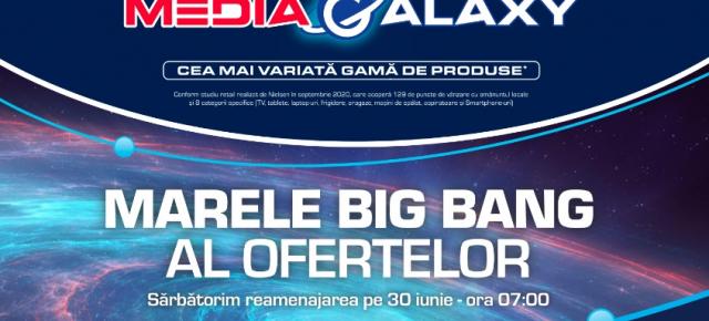 Magazinul Media Galaxy din Mega Mall se redeschide azi și te așteaptă cu oferte speciale: Galaxy S22+ 256 GB, televizor OLED LG de 164 cm și alte reduceri atractive 