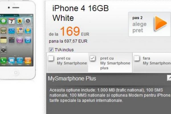iPhone 4 alb - Orange versus Vodafone În "operațiunea Pantera Albă"