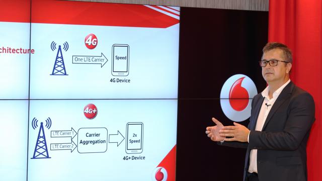 <b>Vodafone România lansează Supernet 4G+, promite "cea mai bună experienţă de video HD pe mobil", plus acoperire sporită la interior</b>Astăzi, 5 septembrie, operatorul Vodafone România a avut un anunț important de făcut - și anume lansarea serviciului SuperNet 4G+. După cum vă puteți da seama, vorbim despre un standard superior de acces la internet, acesta promițând viteze superioare