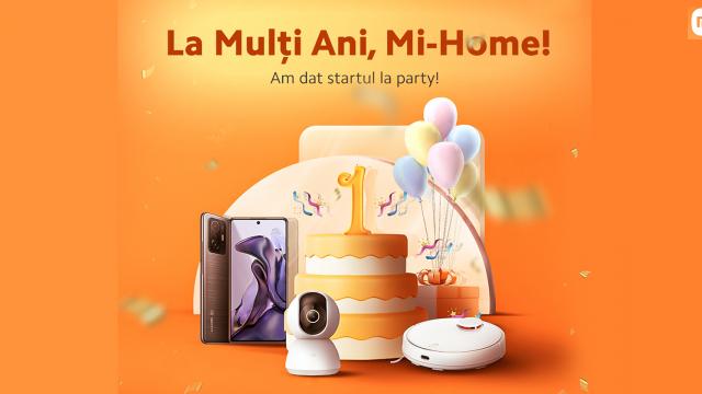 <b>Magazinul oficial Xiaomi împlinește un an! Smartphone-uri la reducere și gadget-uri la 1 leu până pe 23 ianuarie pe Mi-Home</b>Astăzi este Ziua Mi-Home, magazinul digital oficial al Xiaomi din România, împlinind un an de la lansare. Astfel, unele dintre cele mai populare smartphone-uri din portofoliul Xiaomi, dar și o mulțime de produse din gama ecosistem, vor beneficia