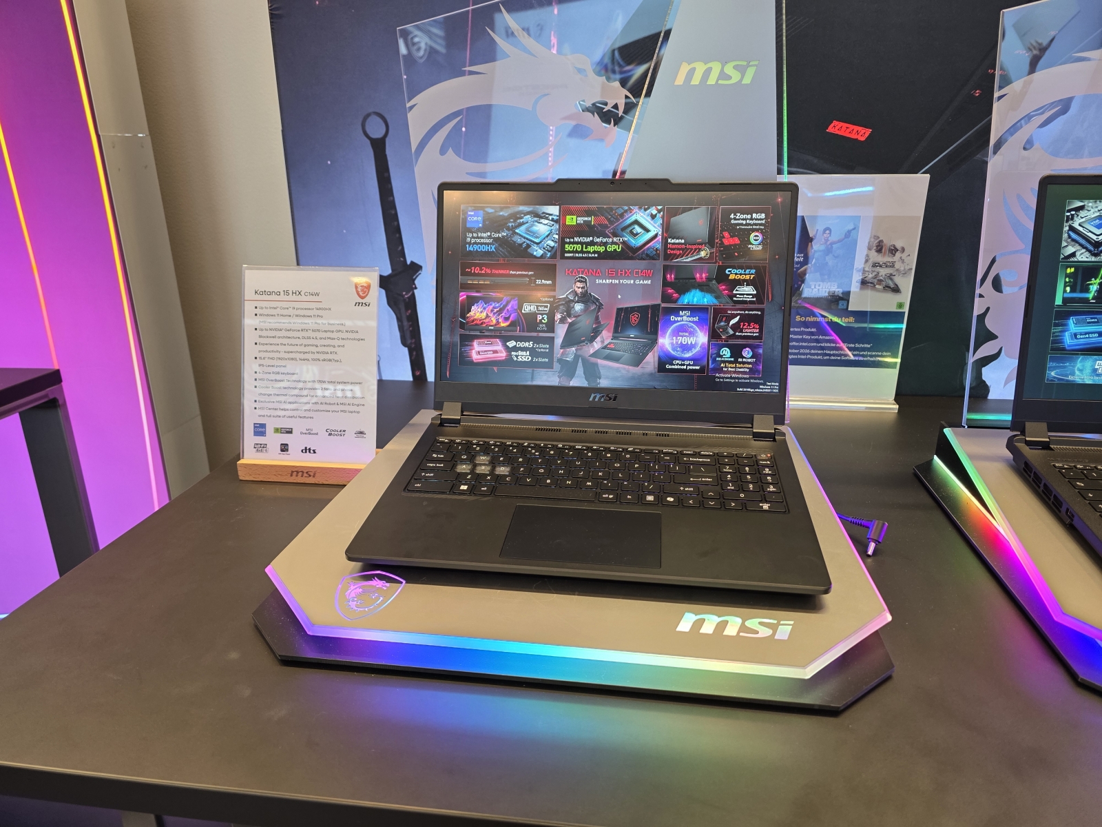 MSI numește asta entry-level: Cyborg 15 Max poate urca până la RTX 5070 și 96 GB RAM