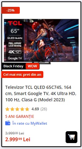 Black Friday 2023, Live Blogging Mobilissimo; Reduceri și cataloage eMAG, PC Garage, Fashion Days, Cel, Flanco... - imaginea 443