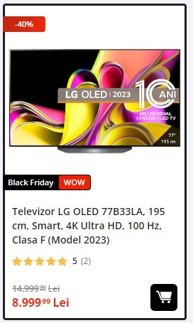 Black Friday 2023, Live Blogging Mobilissimo; Reduceri și cataloage eMAG, PC Garage, Fashion Days, Cel, Flanco... - imaginea 480